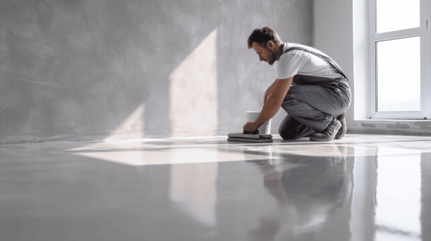 Zo legt een vakman een gepleisterde vloer