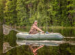 visser in bellyboat