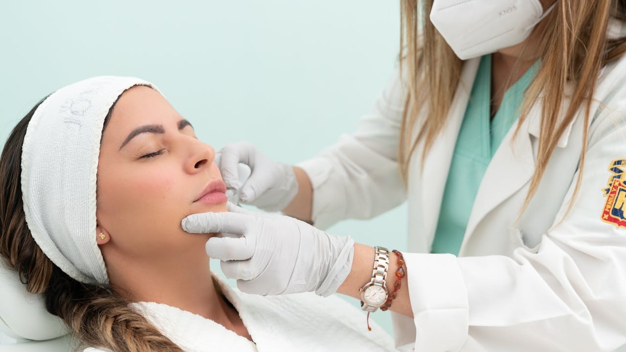 Botox behandeling met botulinetoxine