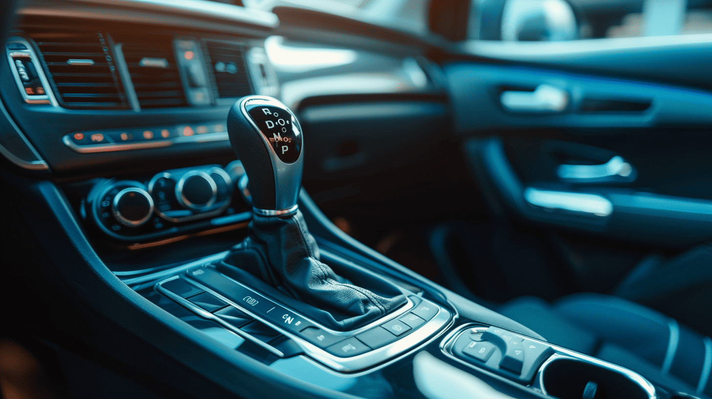 Handgeschakelde transmissie in auto