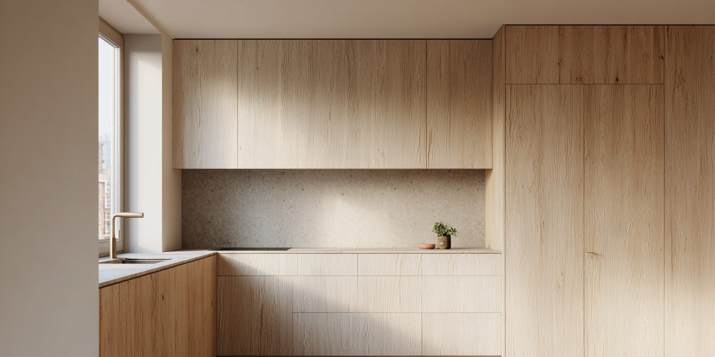 Keuken in wabi-sabi stijl