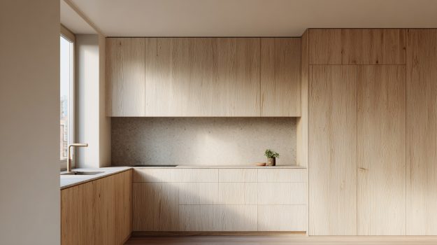 Keuken in wabi-sabi stijl