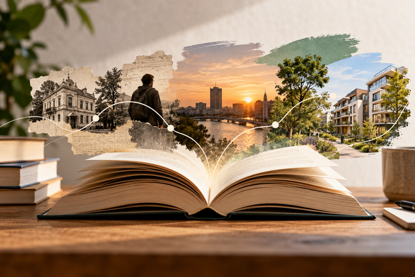 Verhalen ontvouwen in een open boek